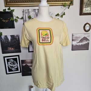 Taco Bell Men's Cream Short Sleeve Tee